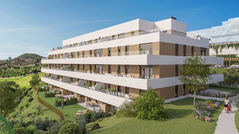 Apartments and penthouses with gym and gardens, Mijas